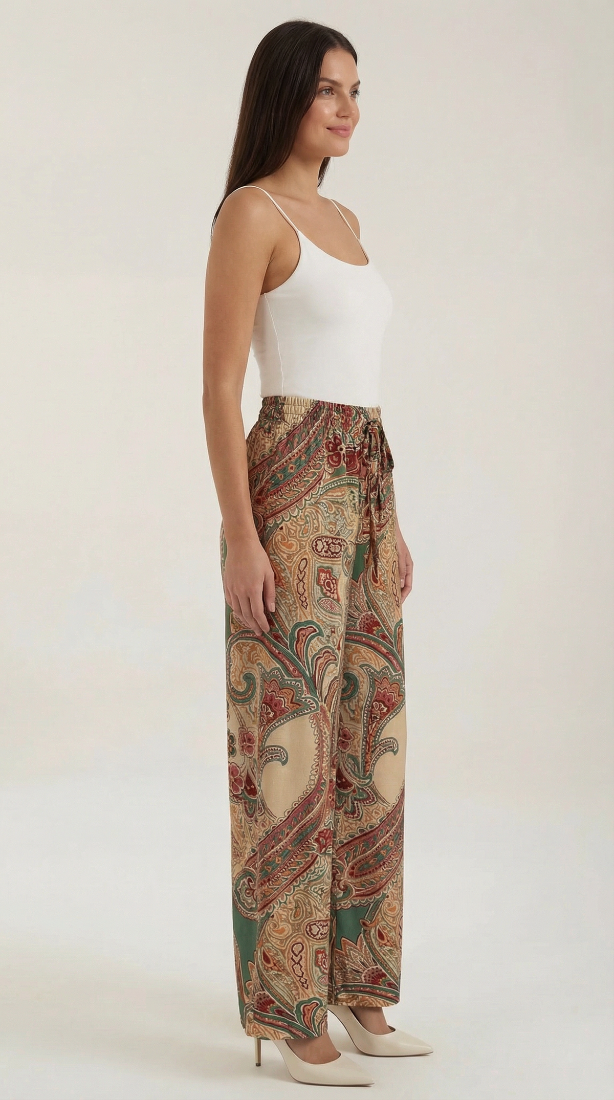 Pam | Pantalones de Estampado Paisley