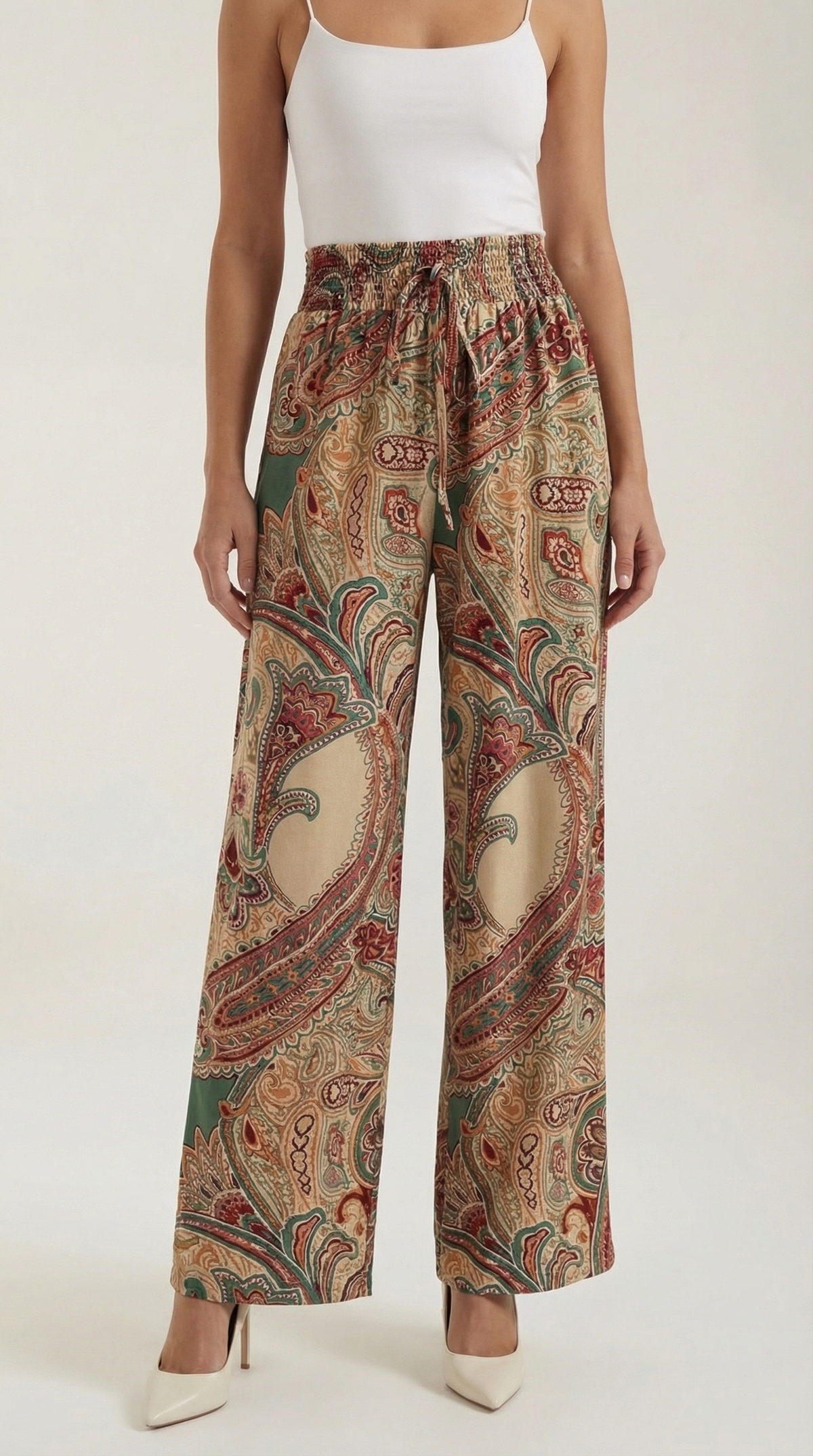 Pam | Pantalones de Estampado Paisley