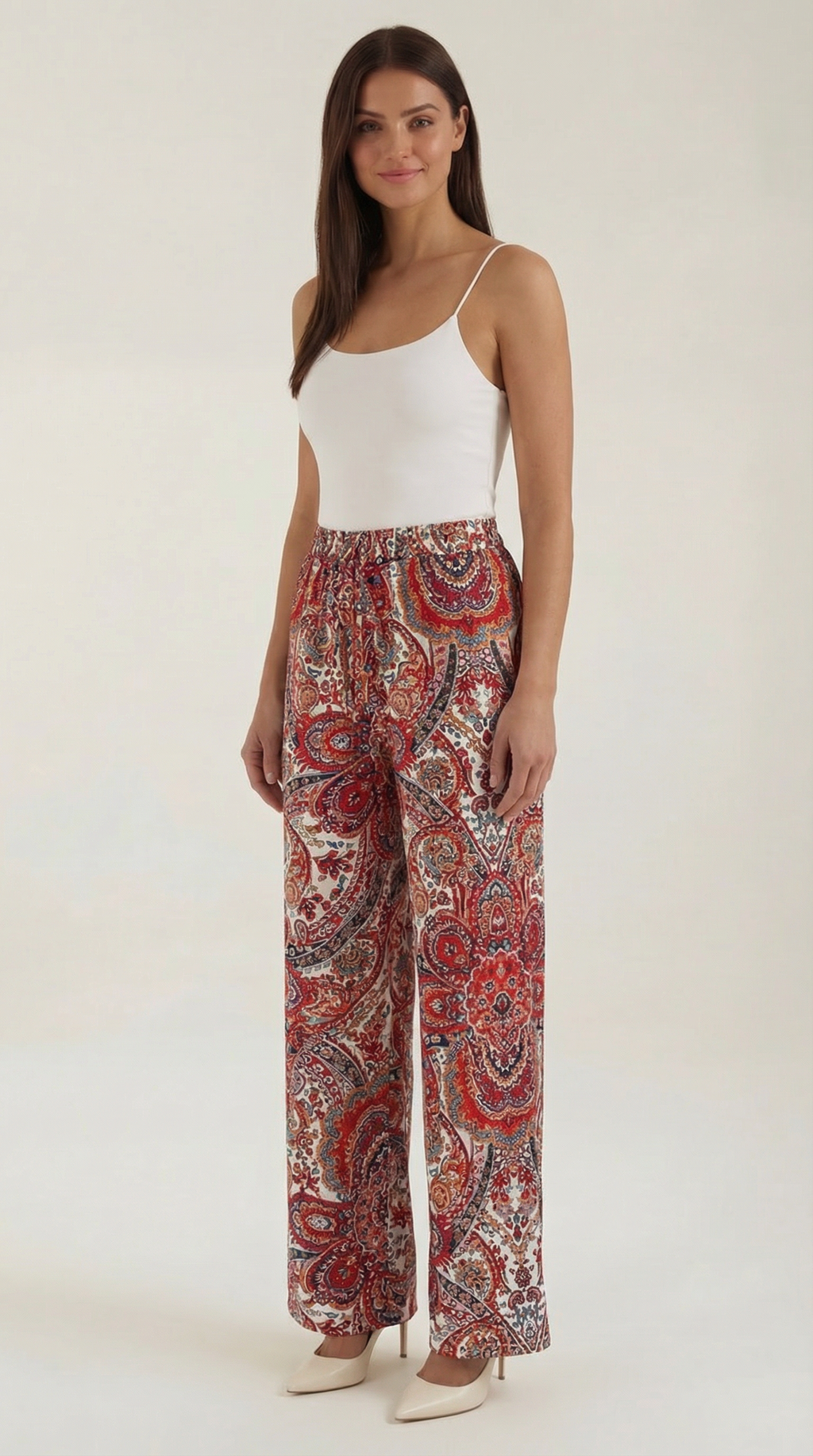 Pam | Pantalones de Estampado Paisley