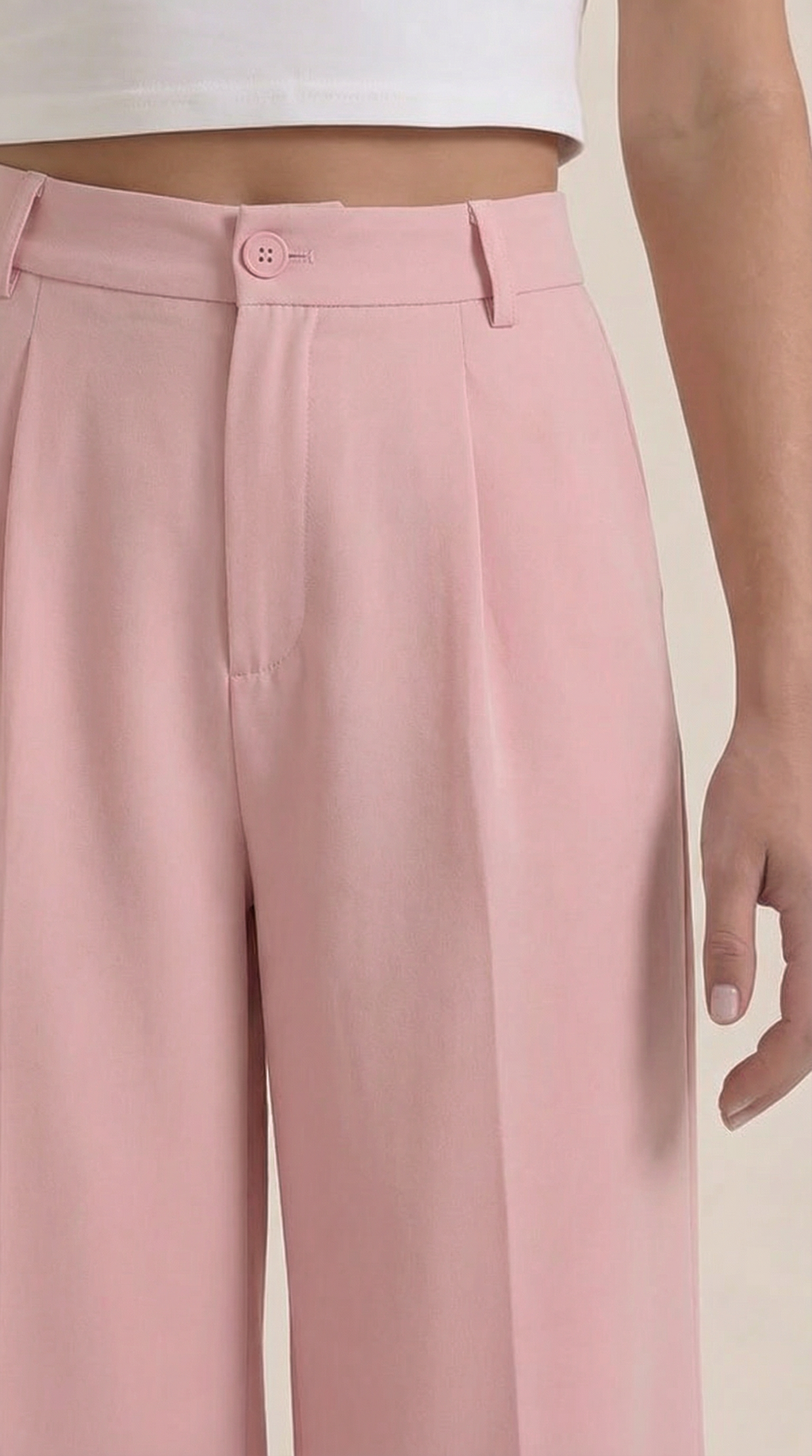 Rebecca | Pantalones de Oficina de Pierna Ancha