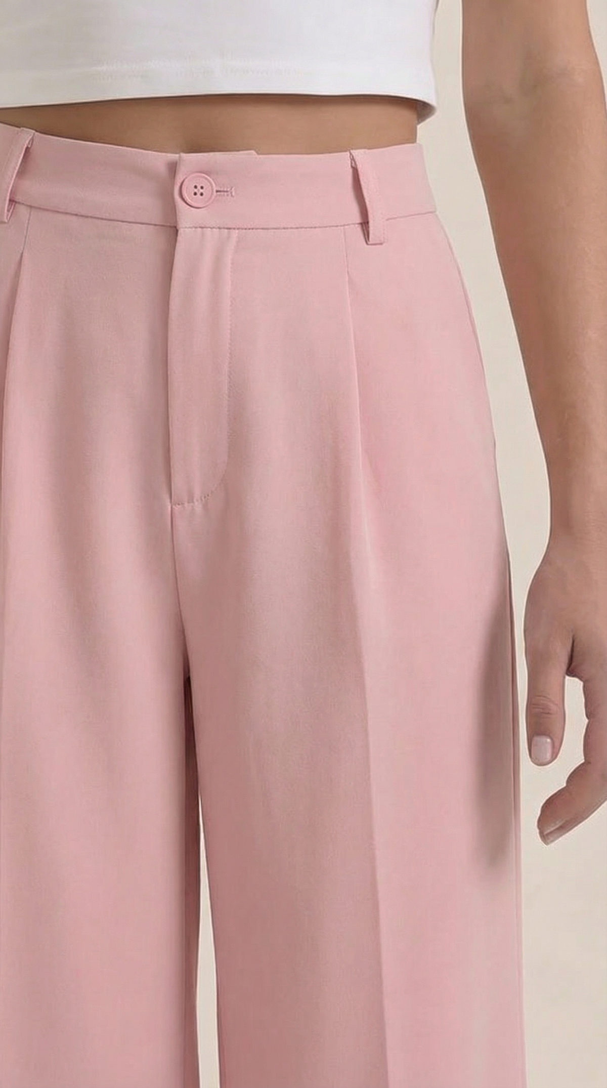 Rebecca | Pantalones de Oficina de Pierna Ancha