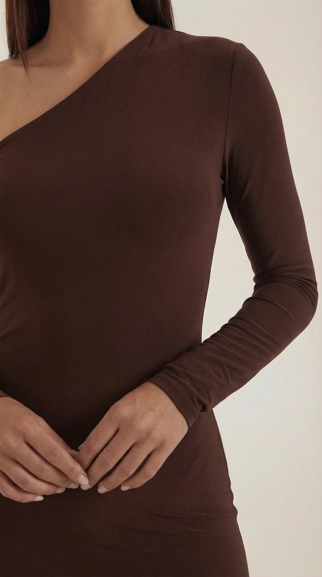 Roberta | Vestido Maxi Bodycon de Manga Larga