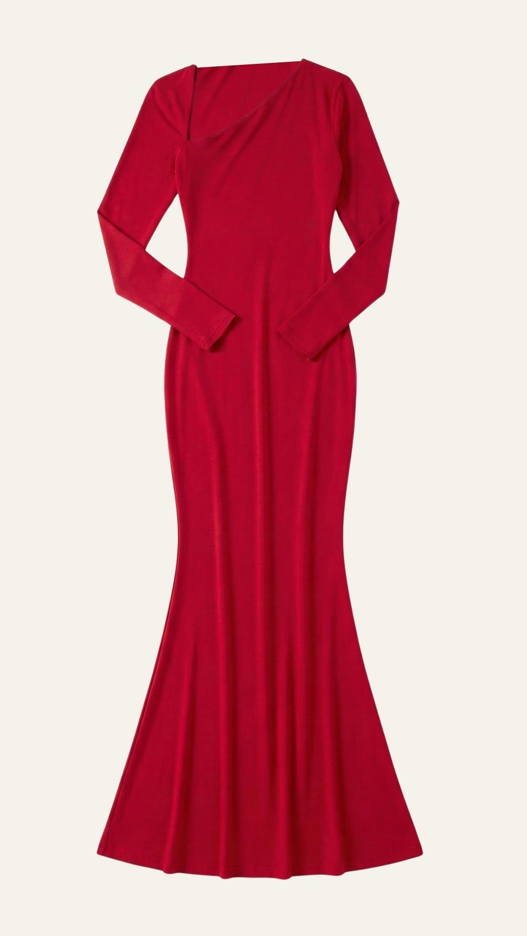 Roberta | Vestido Maxi Bodycon de Manga Larga