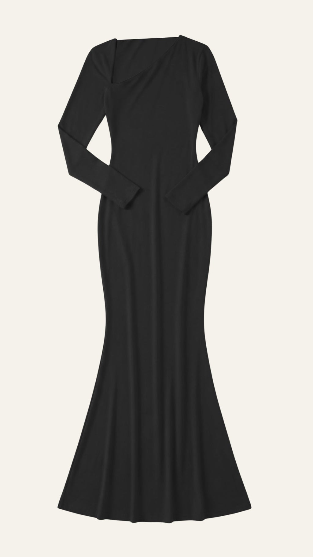 Roberta | Vestido Maxi Bodycon de Manga Larga
