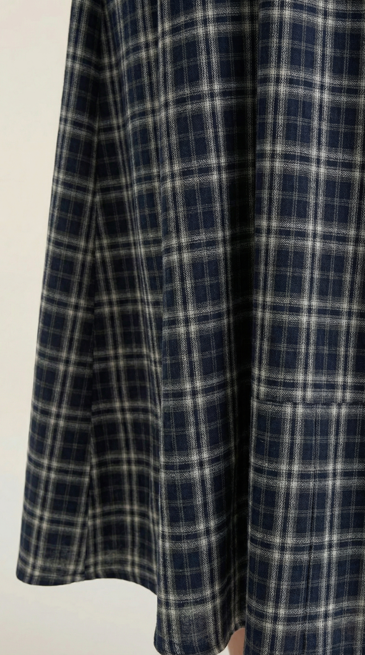 Ronda | Vestido Midi de Verano a Cuadros con Escote Redondo