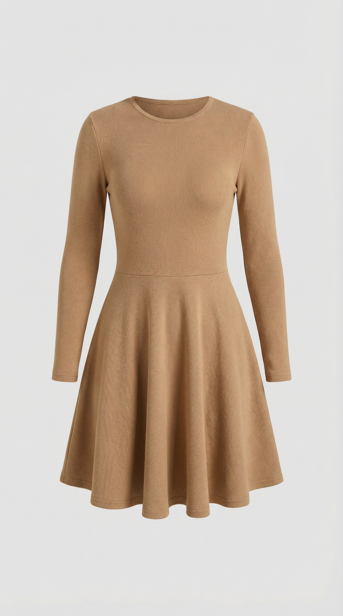 Tiffany | Vestido Mini de Manga Larga con Pliegues