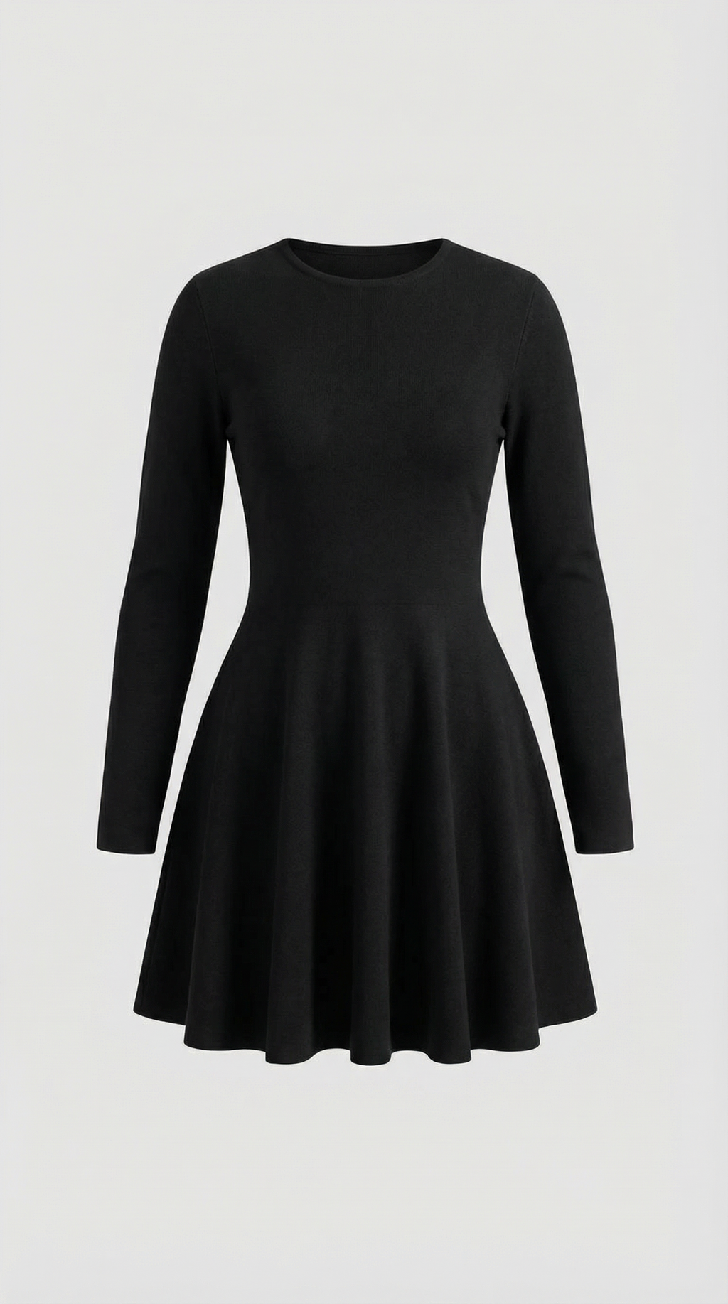 Tiffany | Vestido Mini de Manga Larga con Pliegues