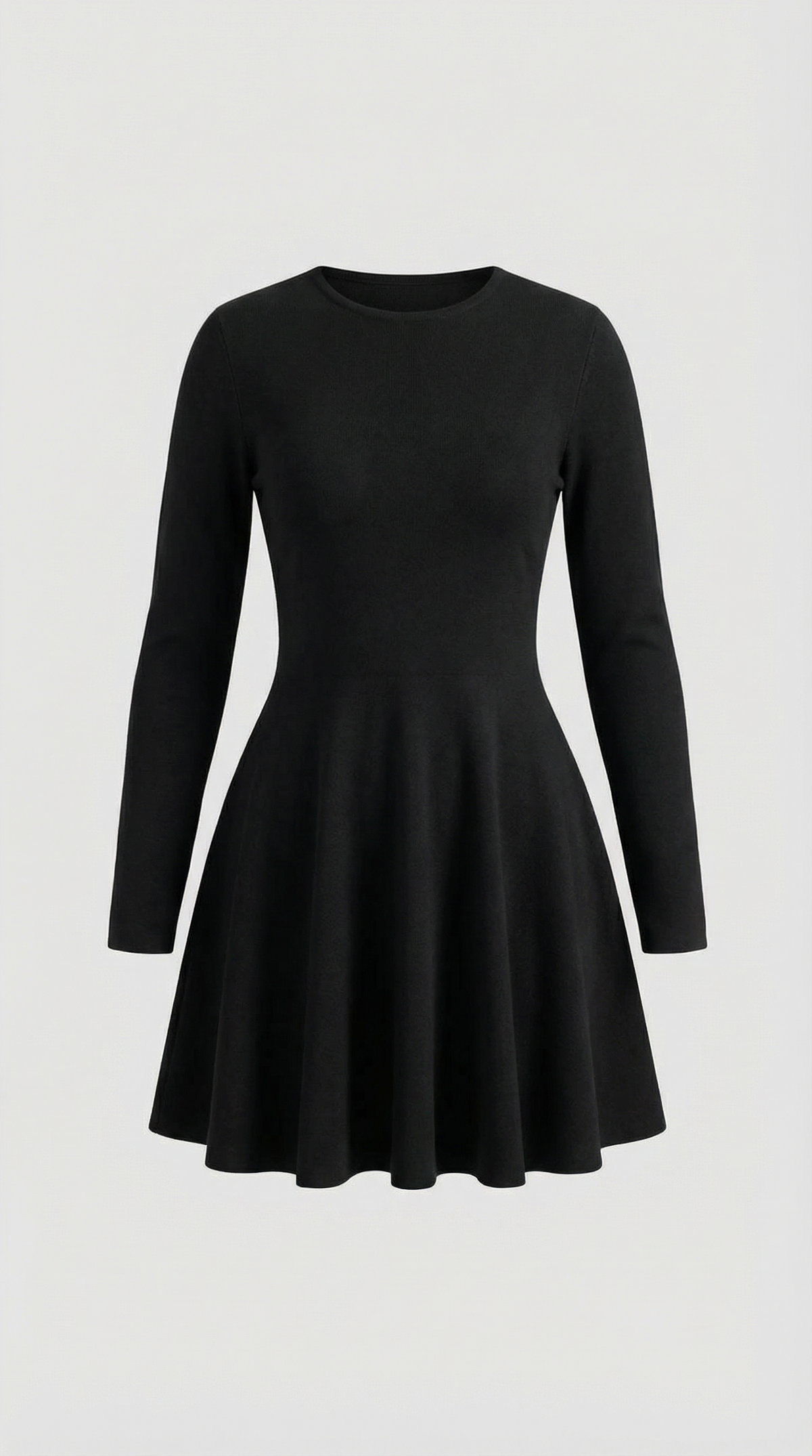 Tiffany | Vestido Mini de Manga Larga con Pliegues