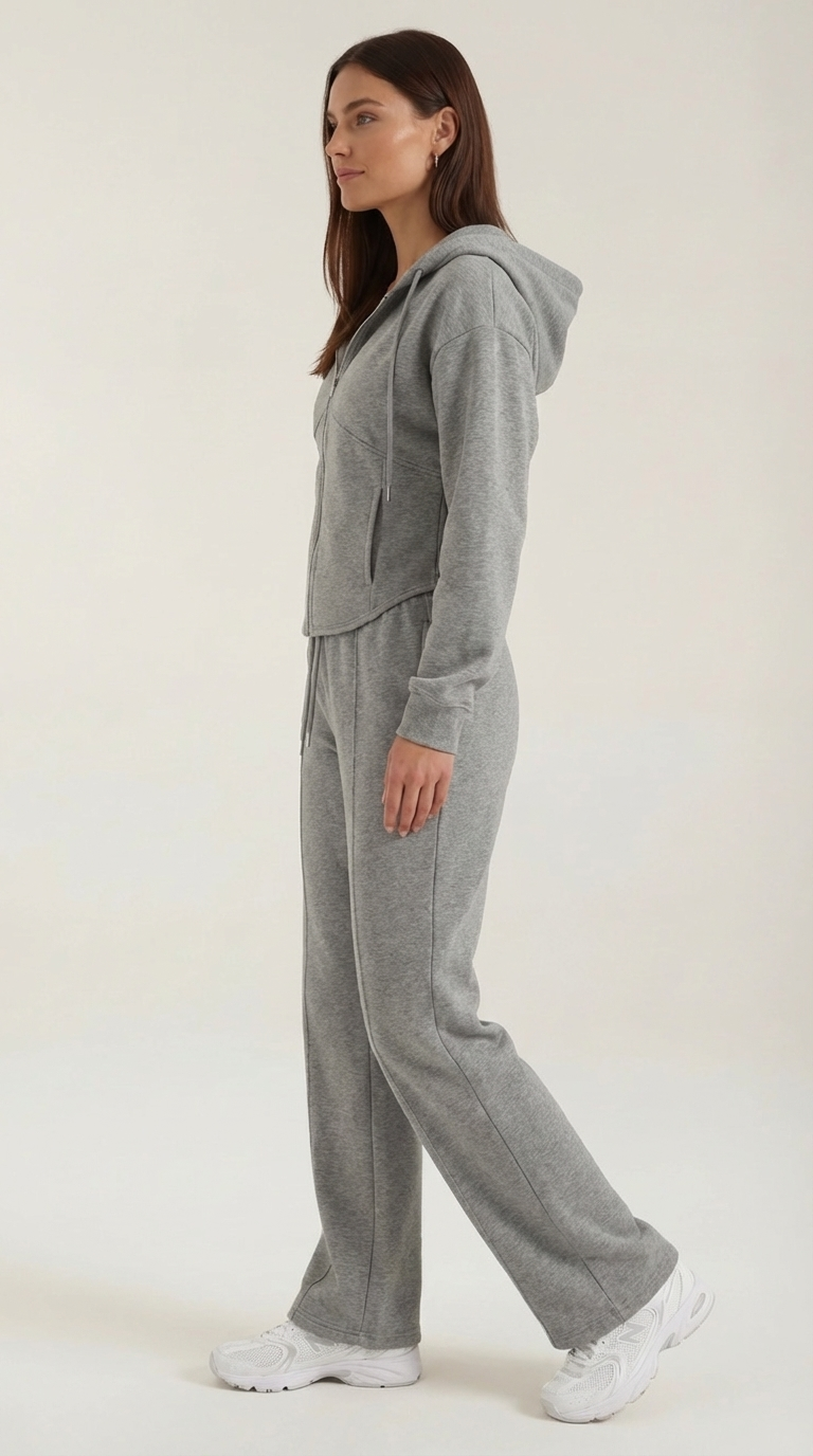 Yolanda | Conjunto de Sudadera con Pantalones Amplios