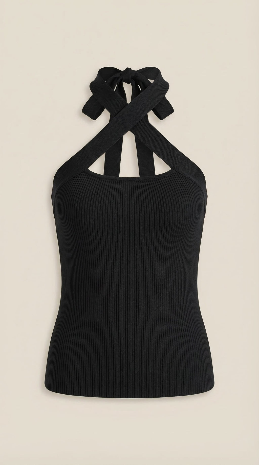 Brianna | Top Halter con Tirantes Entrecruzados