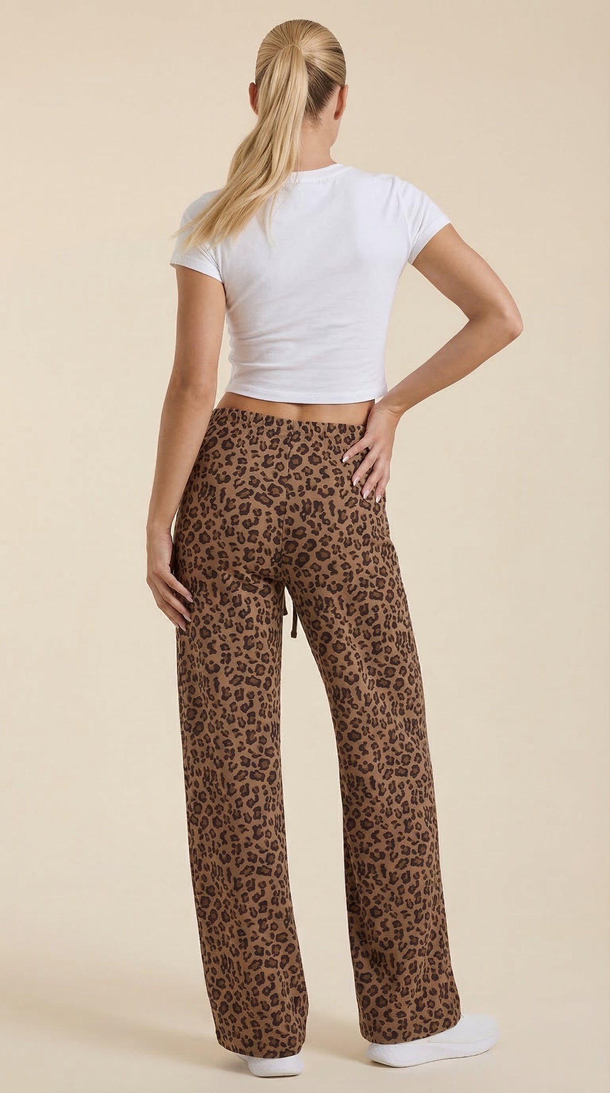 Cleo | Pantalón Estampado de Leopardo