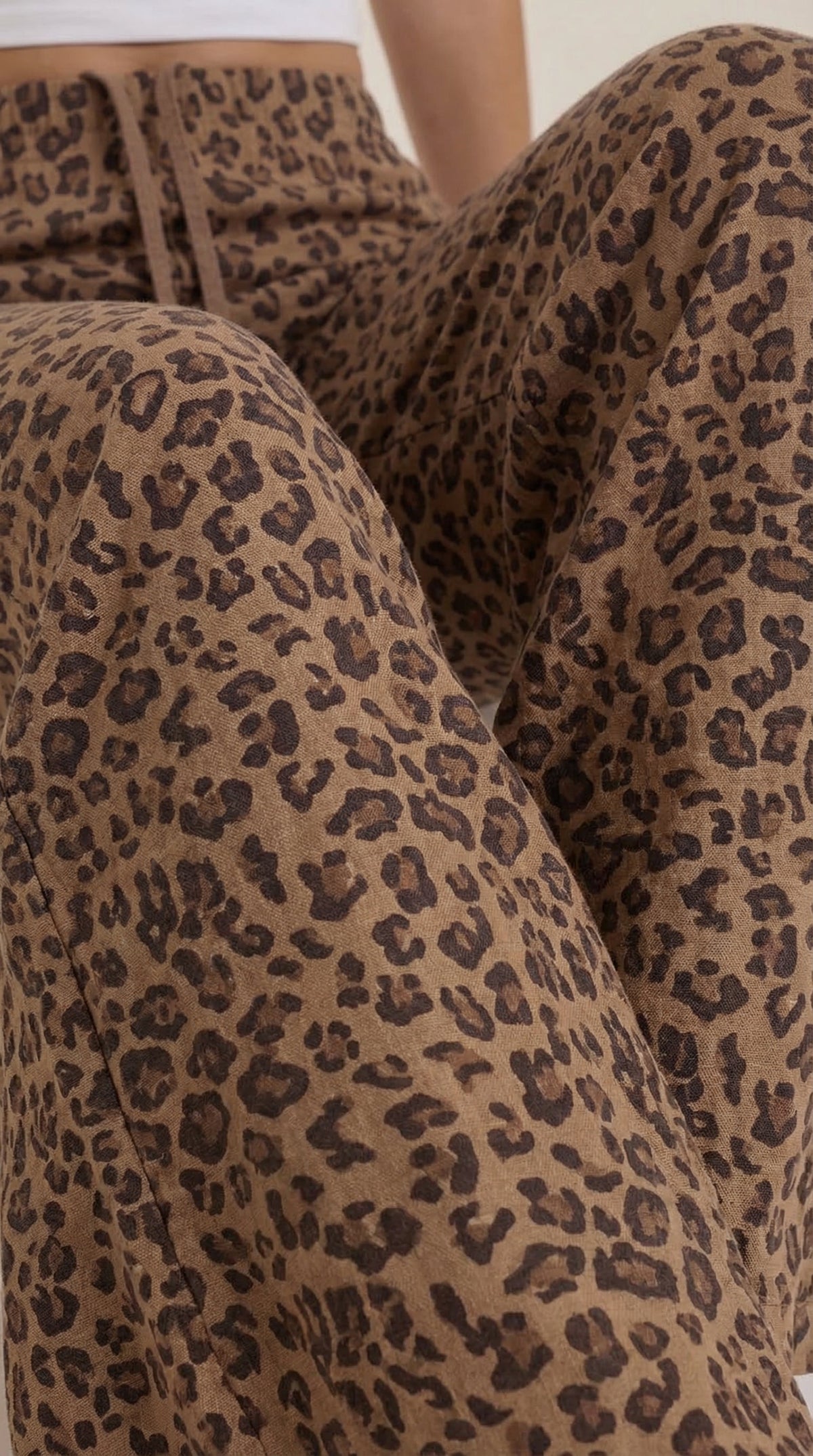 Cleo | Pantalón Estampado de Leopardo