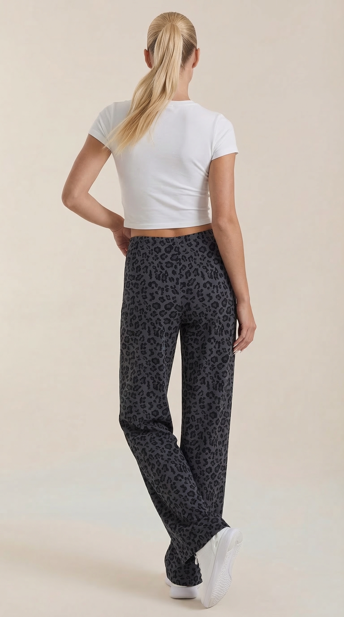 Cleo | Pantalón Estampado de Leopardo
