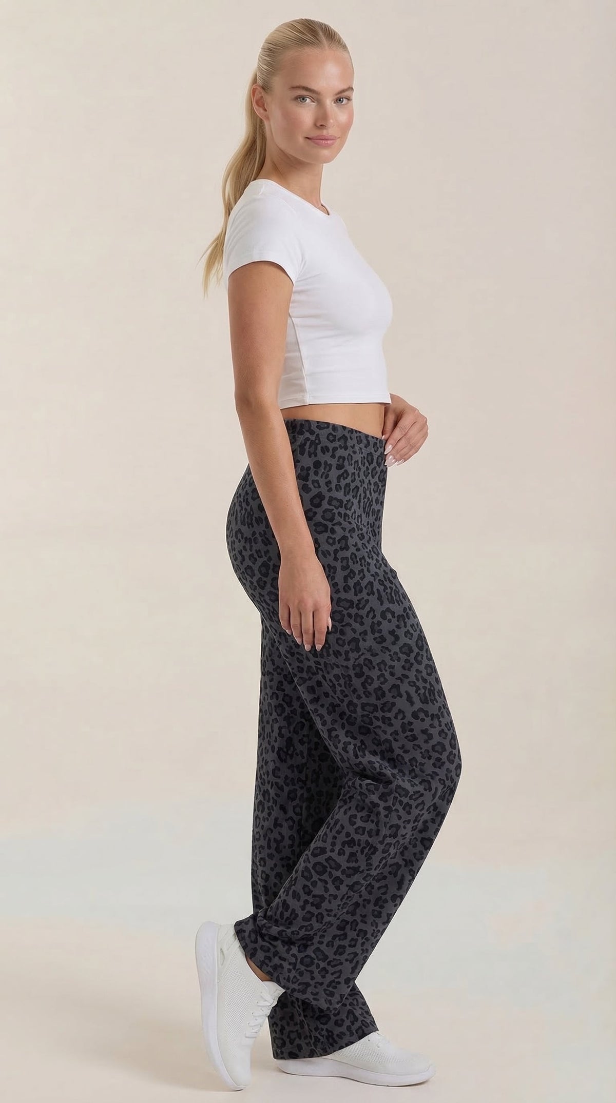 Cleo | Pantalón Estampado de Leopardo