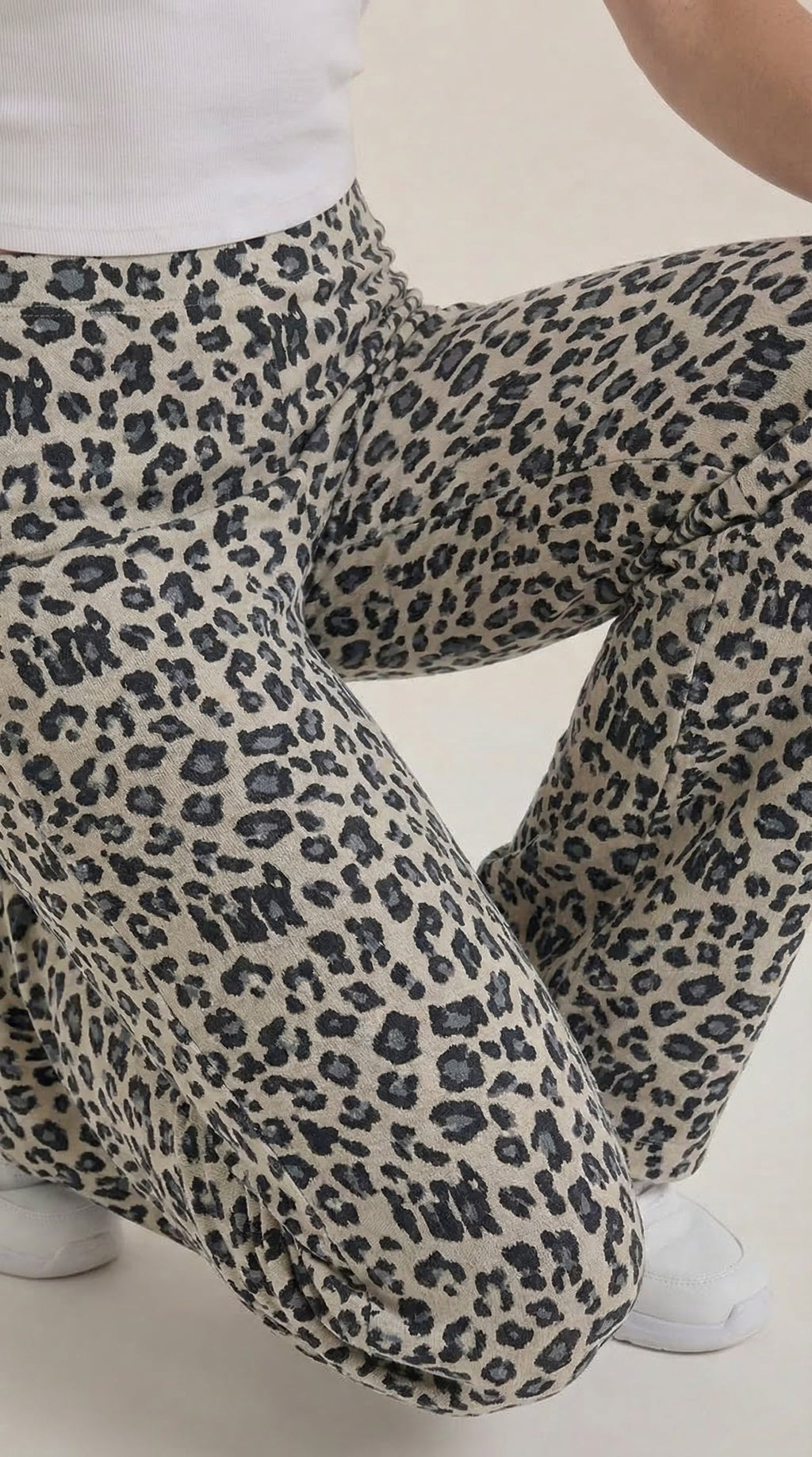 Cleo | Pantalón Estampado de Leopardo