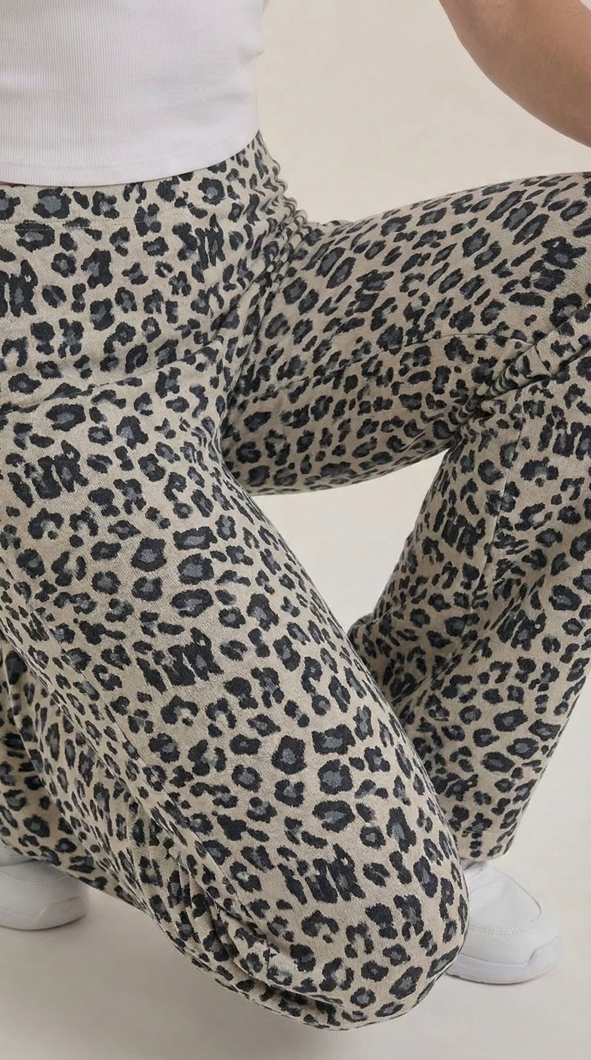 Cleo | Pantalón Estampado de Leopardo