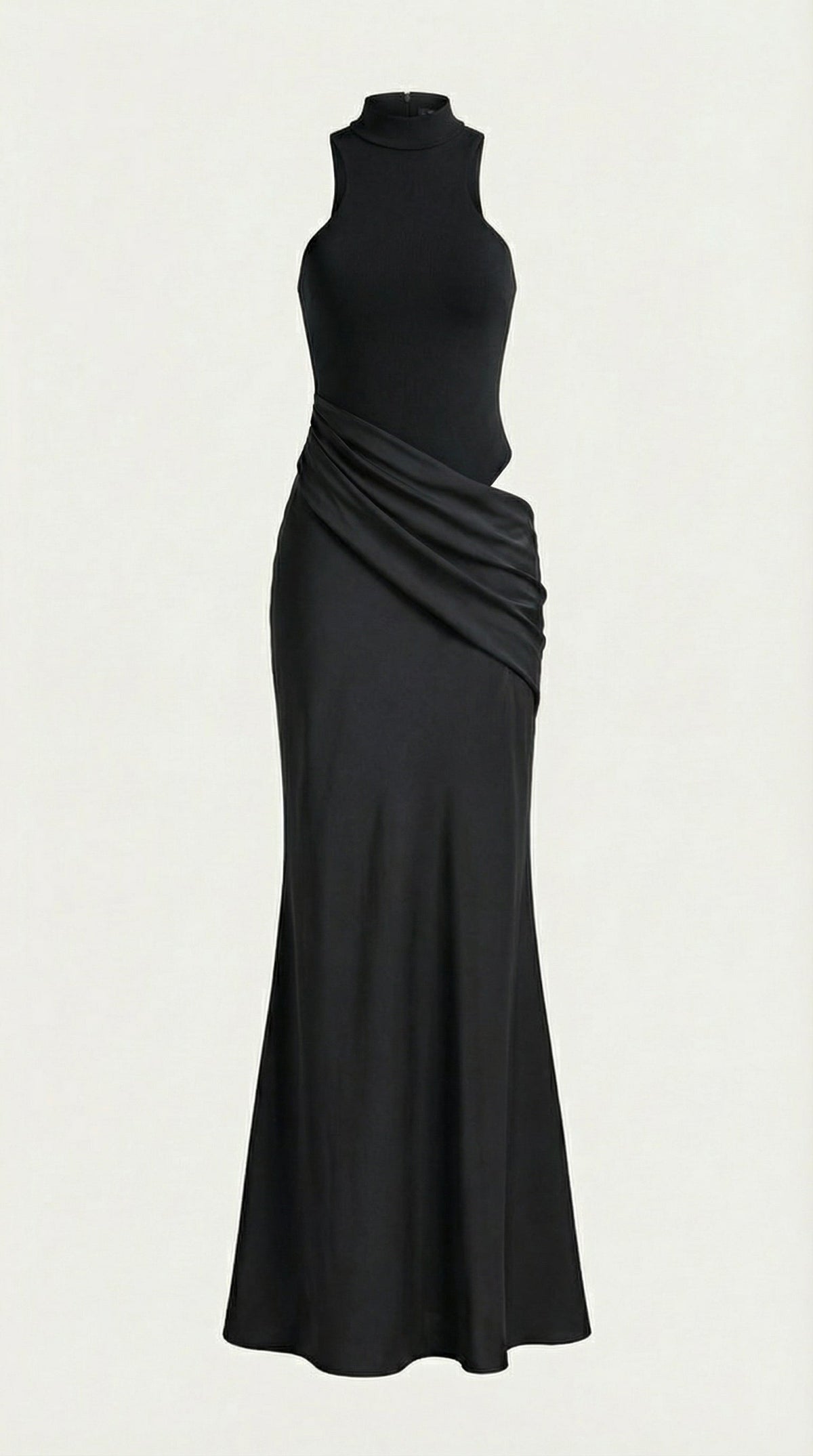 Maxi Vestido Hester con Cuello Alto