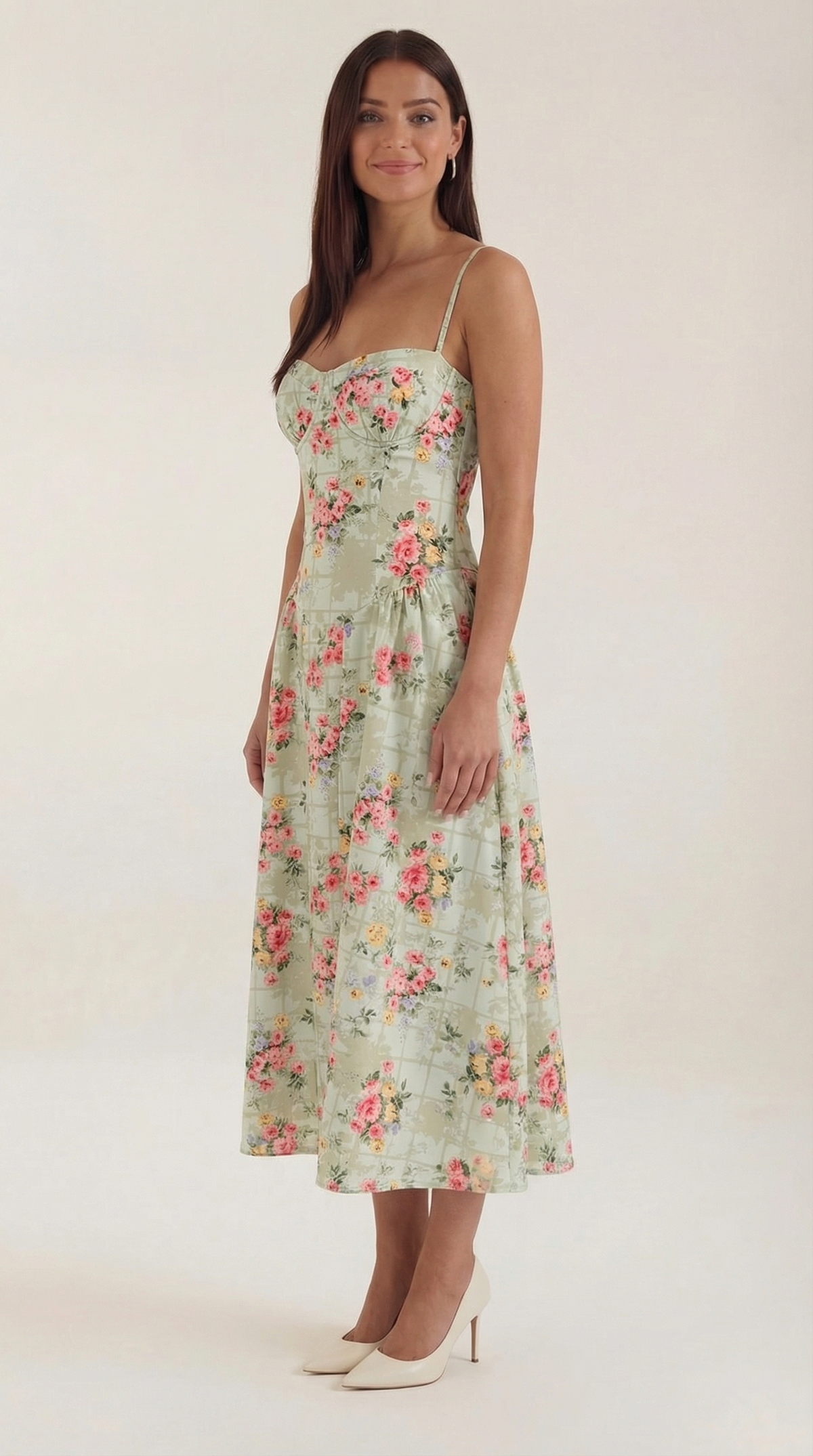 Odette | Vestido midi Corsé