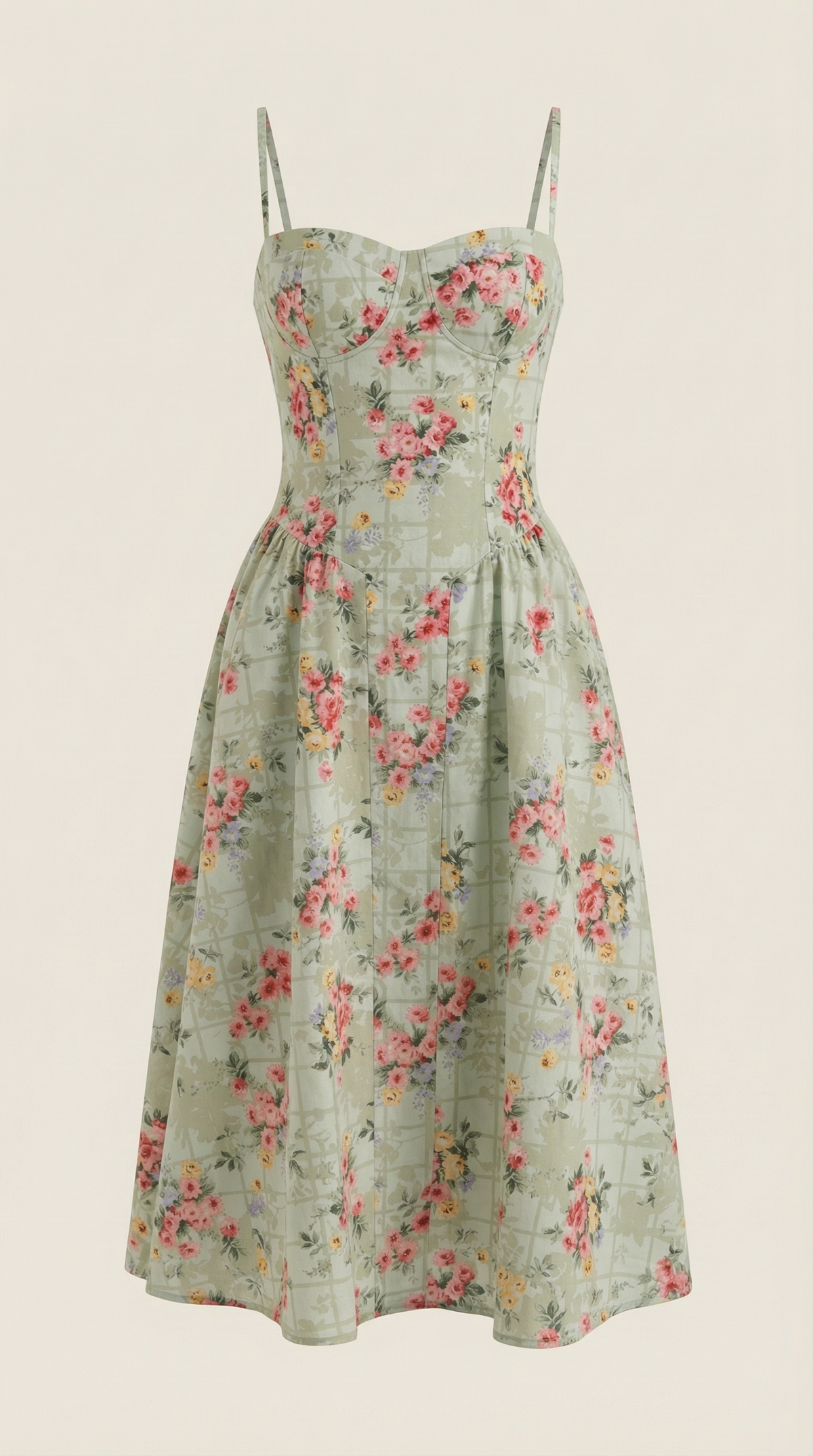 Odette | Vestido midi Corsé