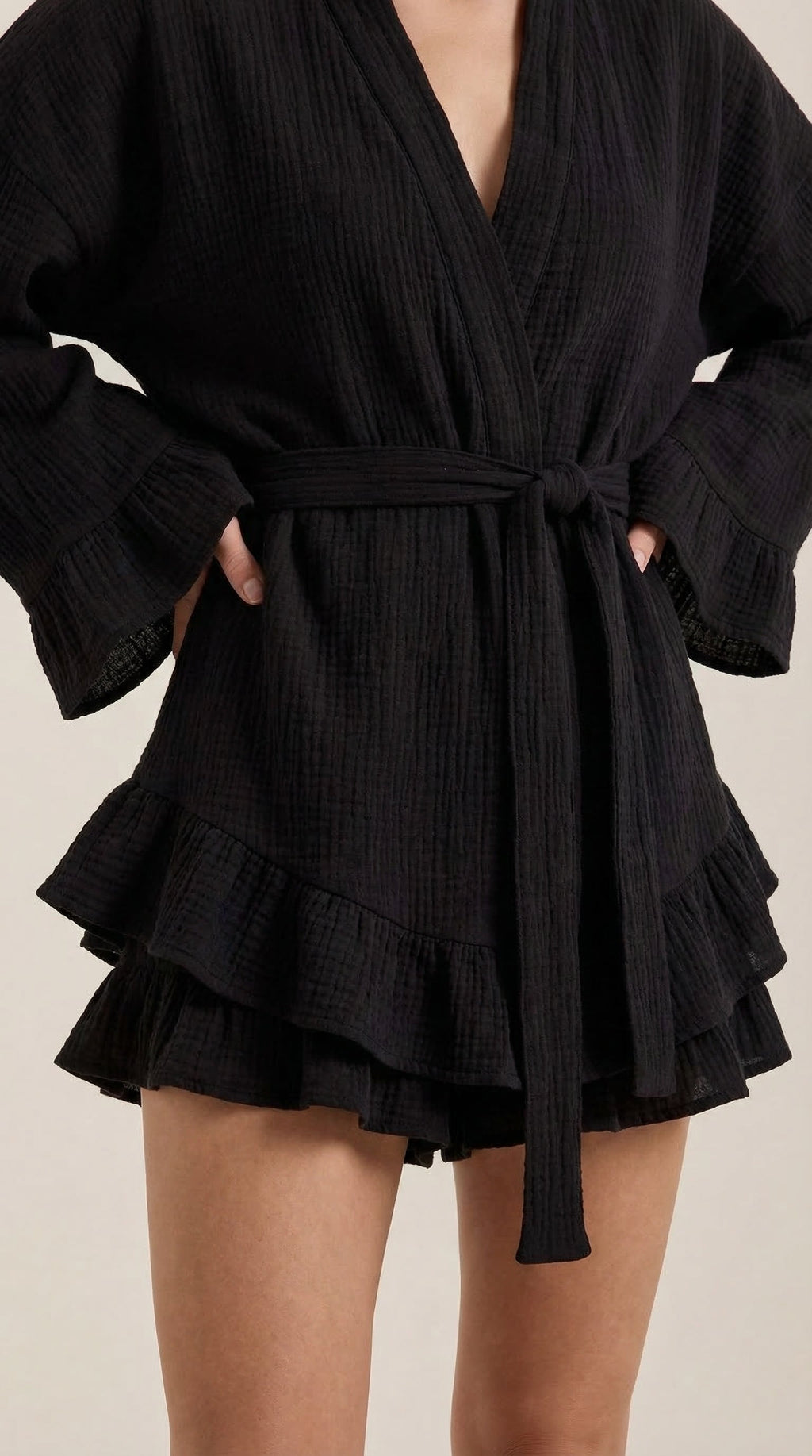 Rebekah | Conjunto de Vestido Mini Cruzado
