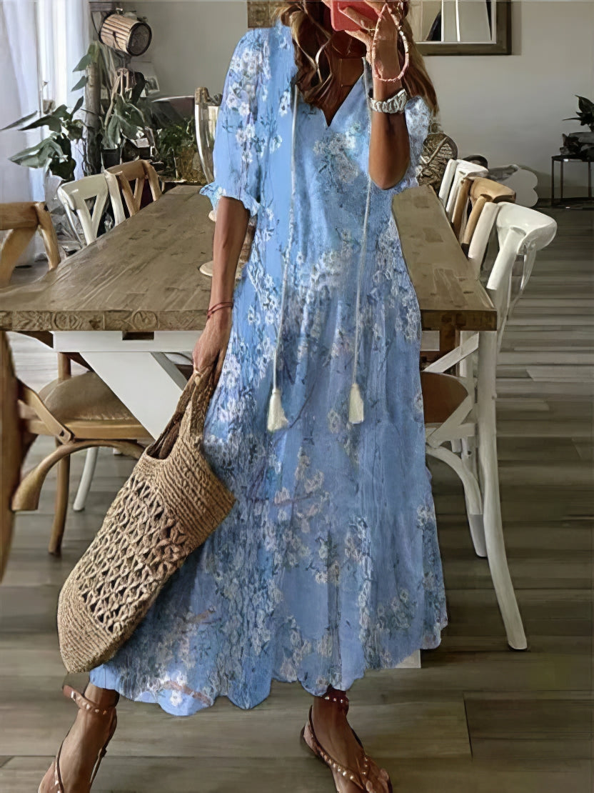 Alba | Vestido Bohemio Cómodo y Favorecedor